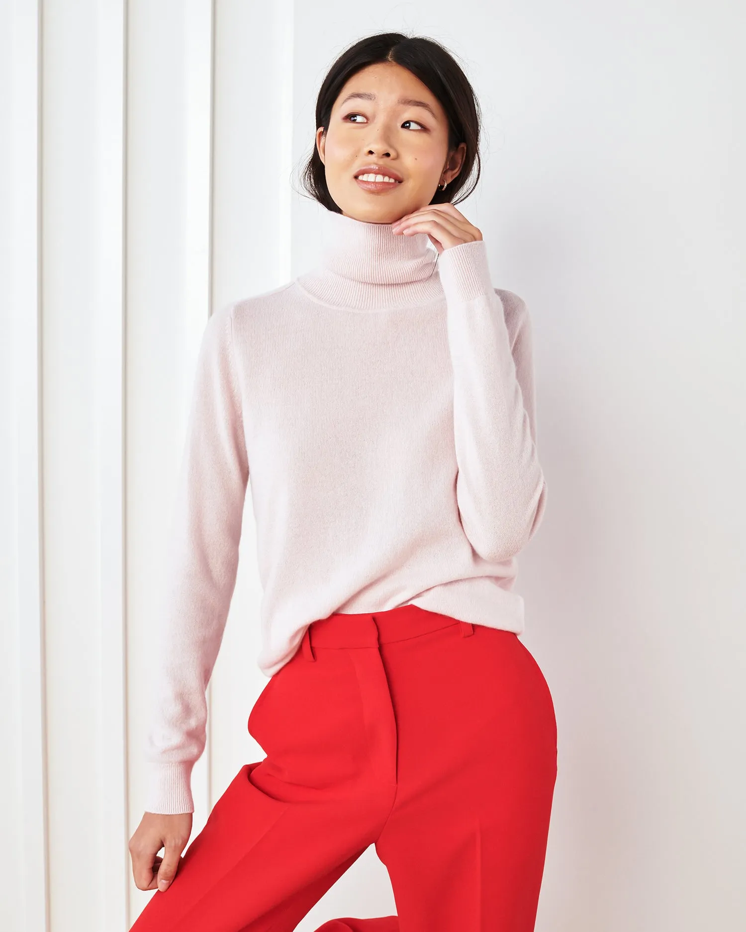 Mongolian Cashmere Turtleneck Sweater