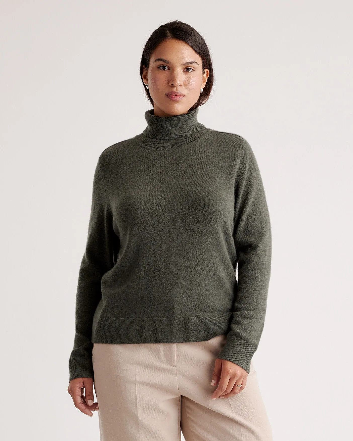 Mongolian Cashmere Turtleneck Sweater