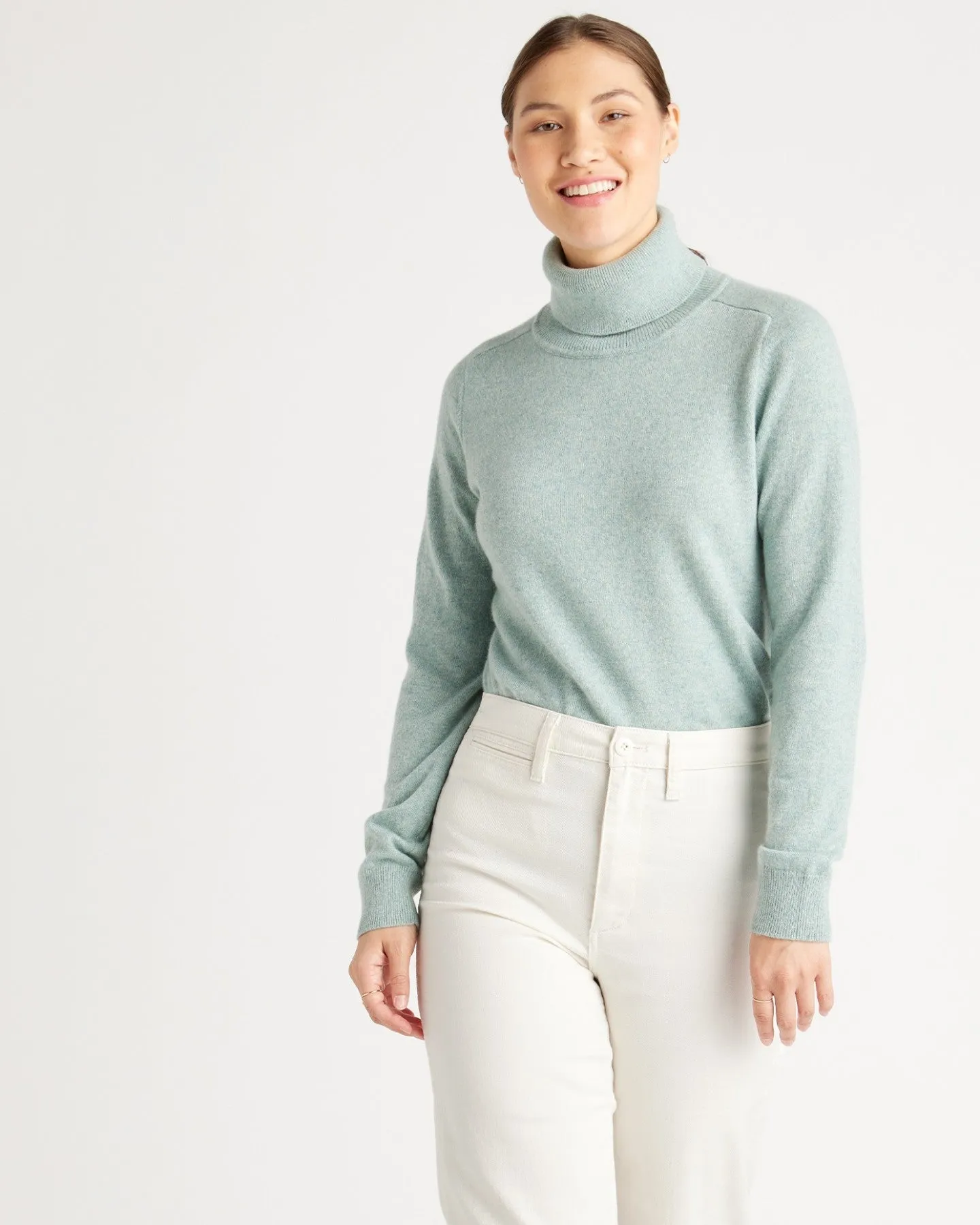 Mongolian Cashmere Turtleneck Sweater