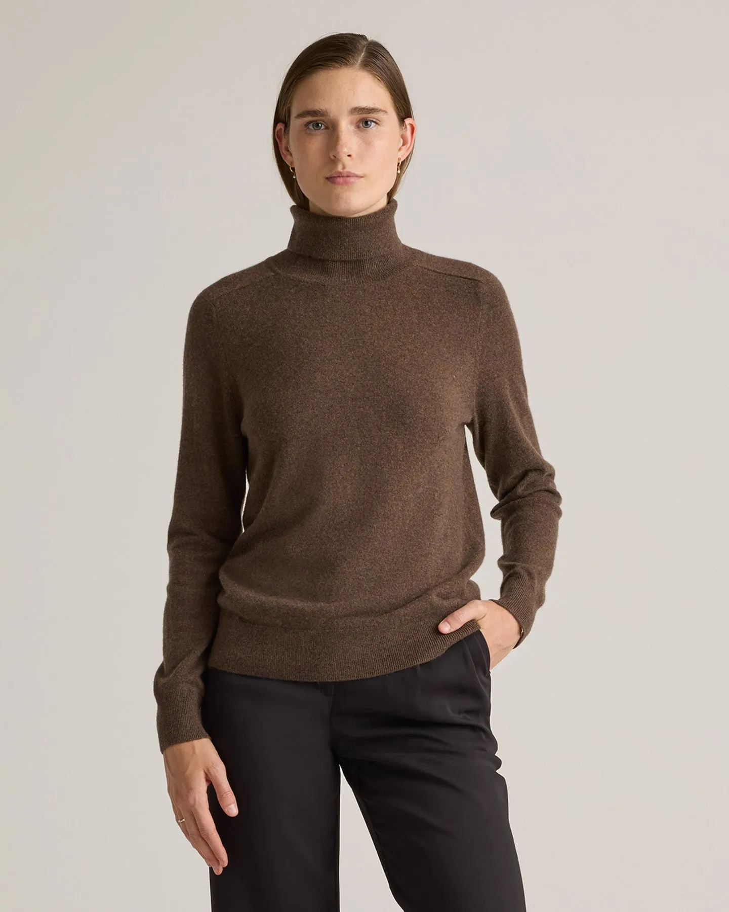 Mongolian Cashmere Turtleneck Sweater