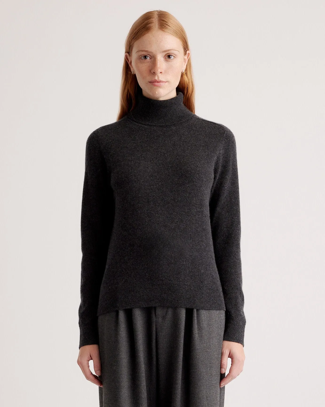 Mongolian Cashmere Turtleneck Sweater