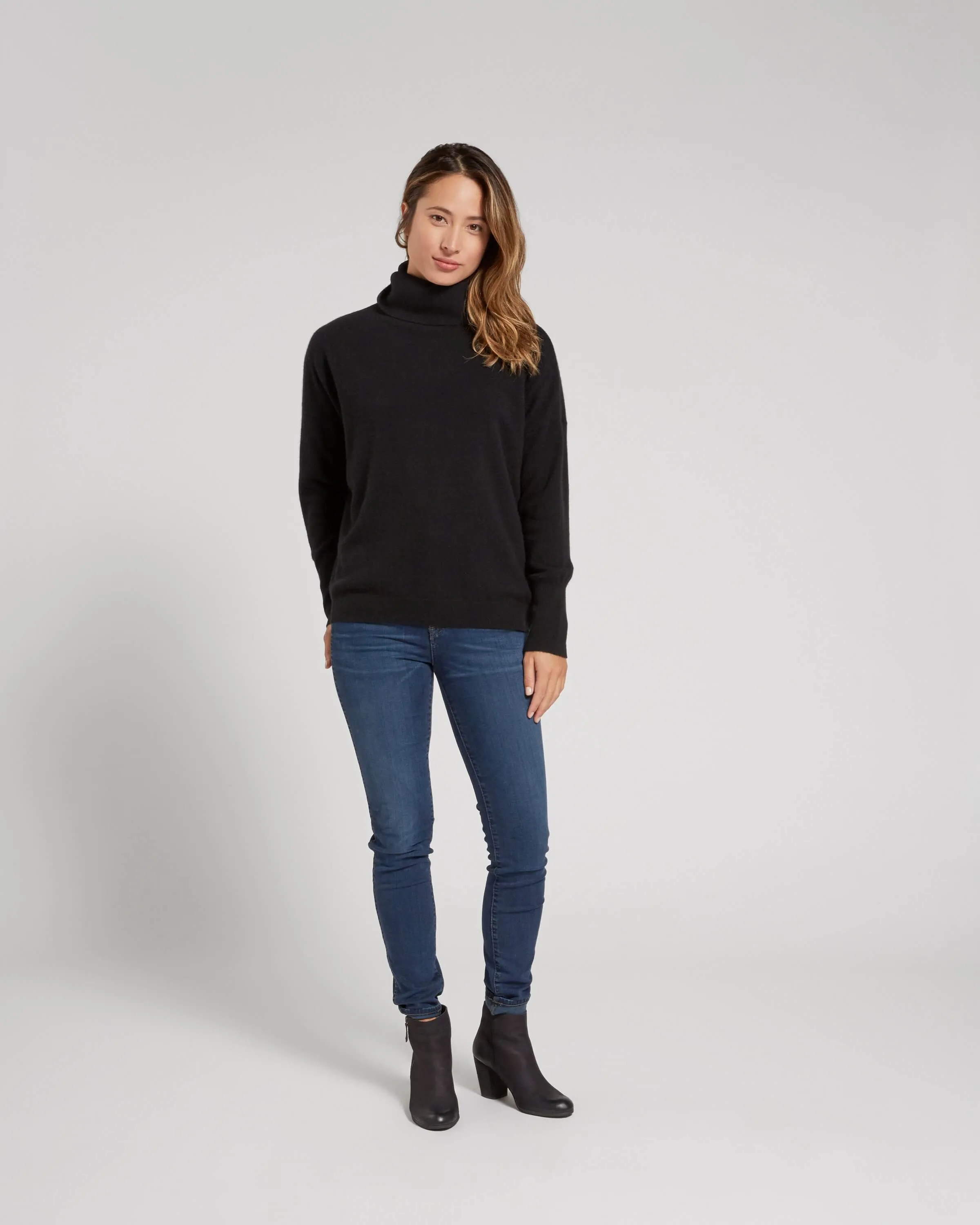 Mongolian Cashmere Turtleneck Sweater