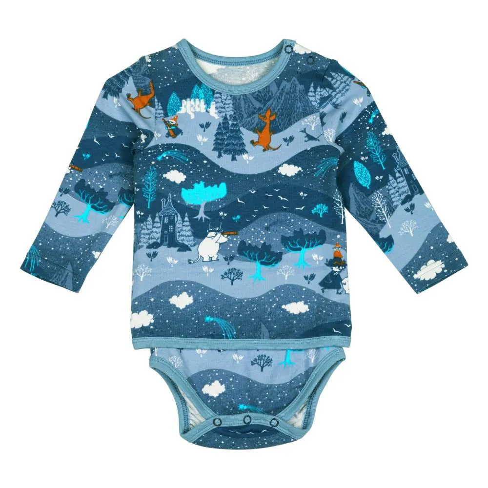 Moomin Star Sky Body Shirt Blue - Martinex