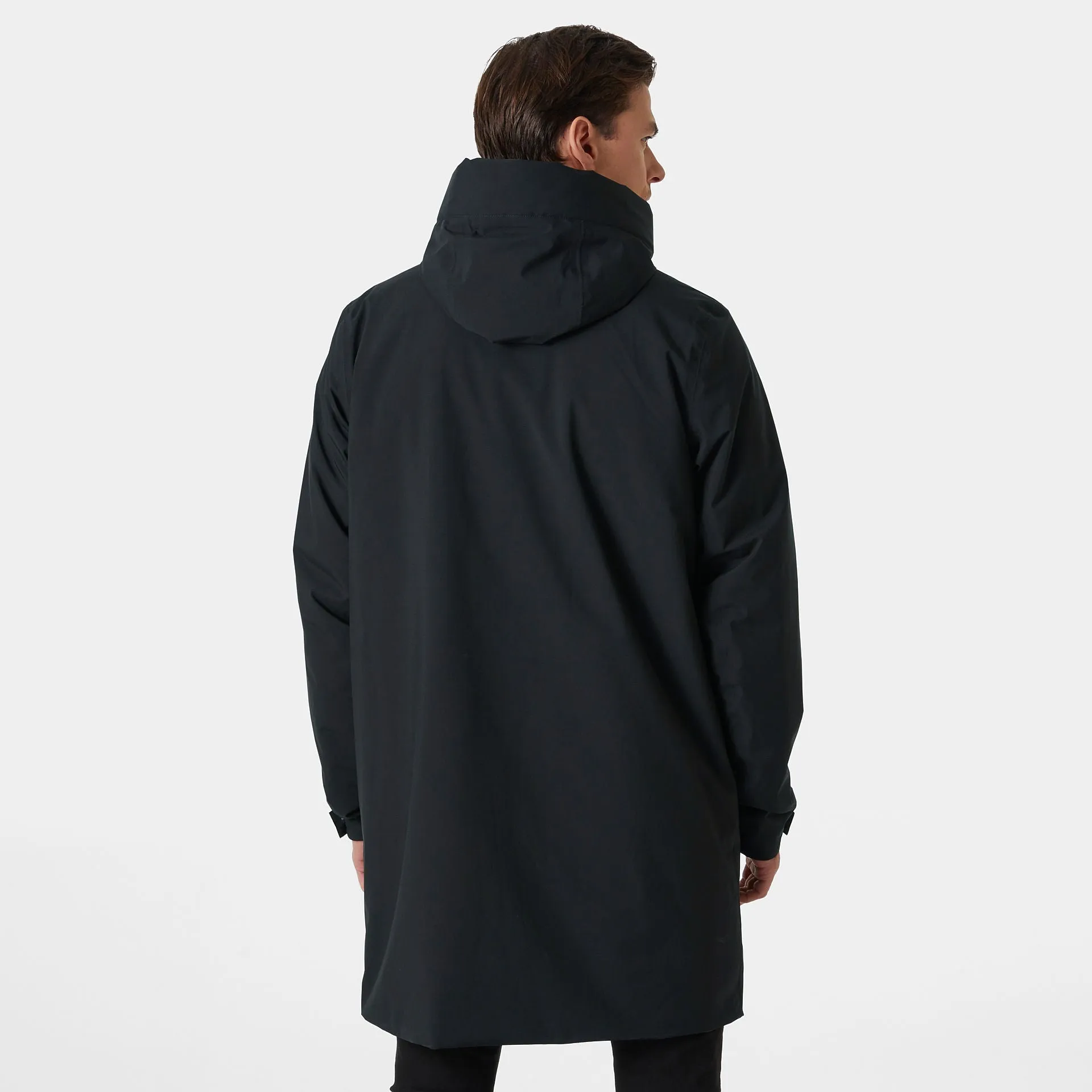 MUNICH INSULATED RAIN COAT - BLACK