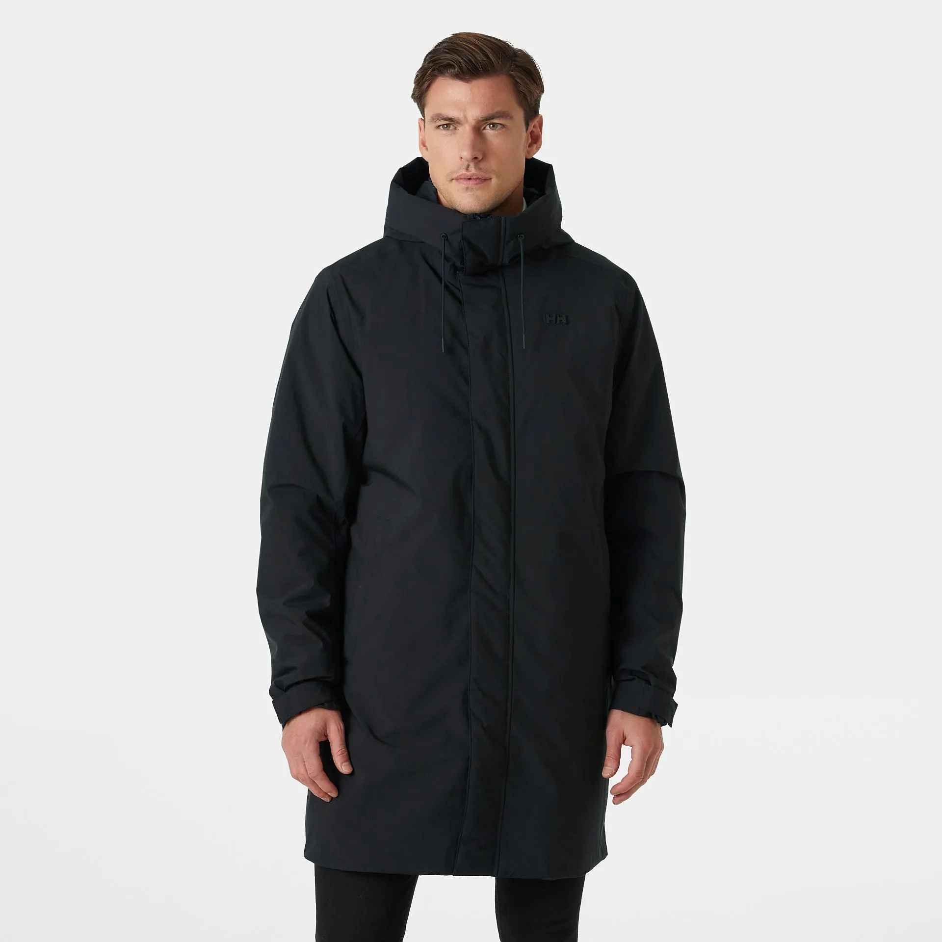 MUNICH INSULATED RAIN COAT - BLACK