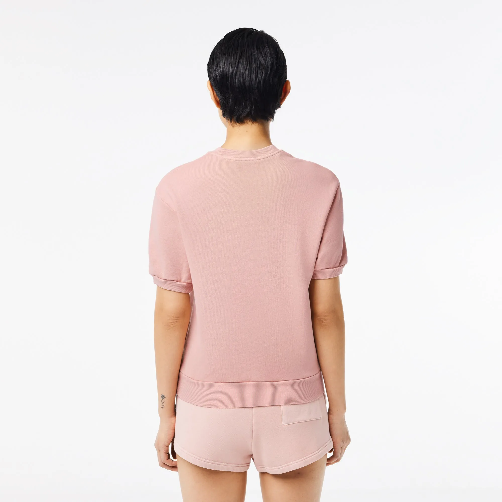 Natural Dyed Cotton Fleece T-shirt