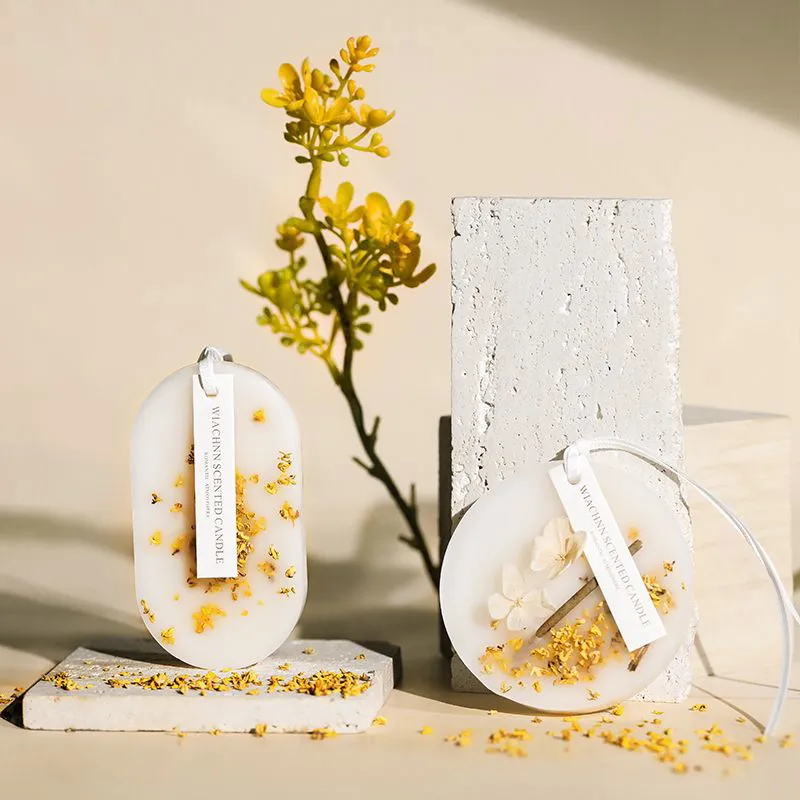 Natural Osmanthus Scented Wax Sachets - Long-Lasting Wardrobe Freshener