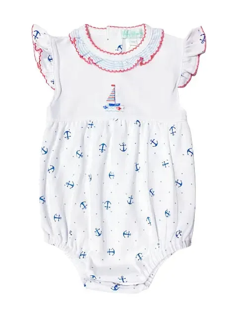 Nautical Girl Bubble Romper