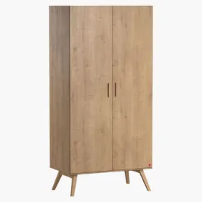 Nautis Two-Door Wardrobe - Oak