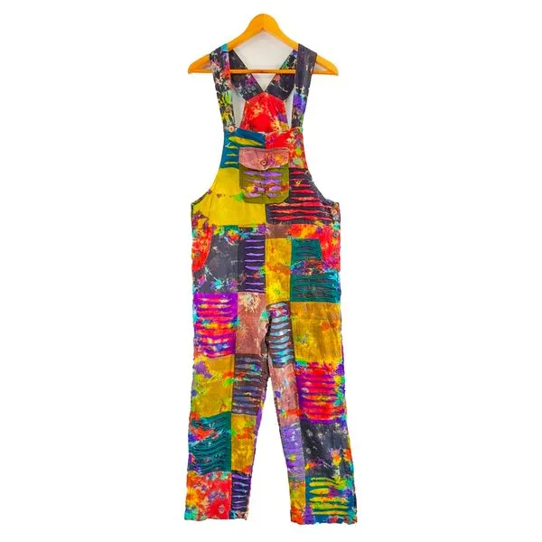 Numbat Tie Dye/Razor Cut Overalls