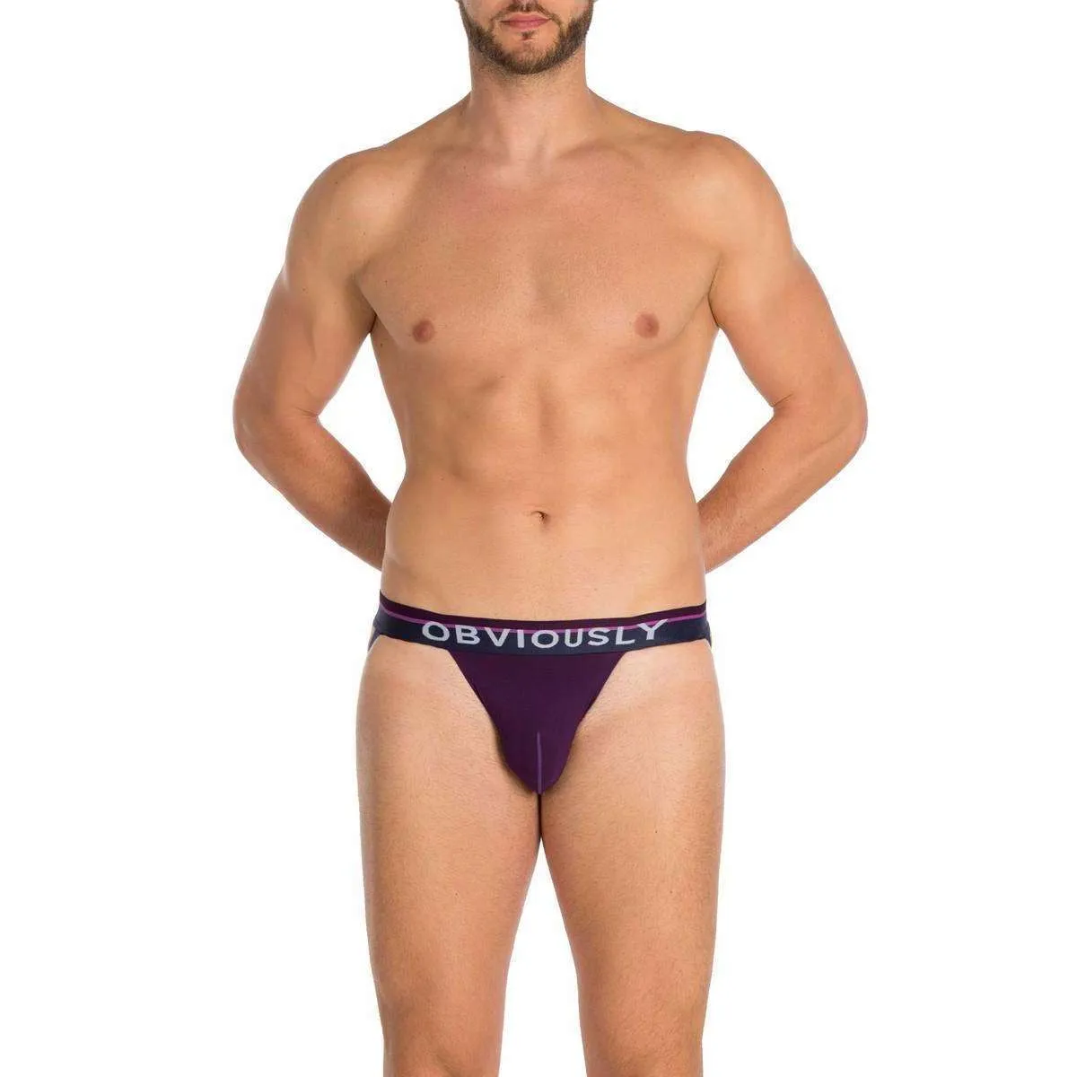 Obviously PrimeMan AnatoMAX Jockstrap - Purple