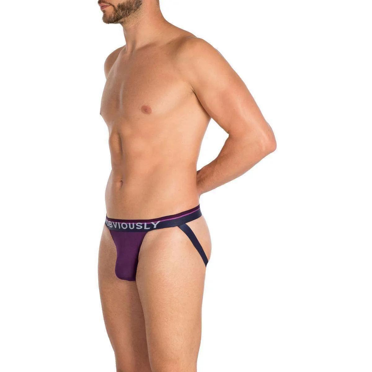 Obviously PrimeMan AnatoMAX Jockstrap - Purple