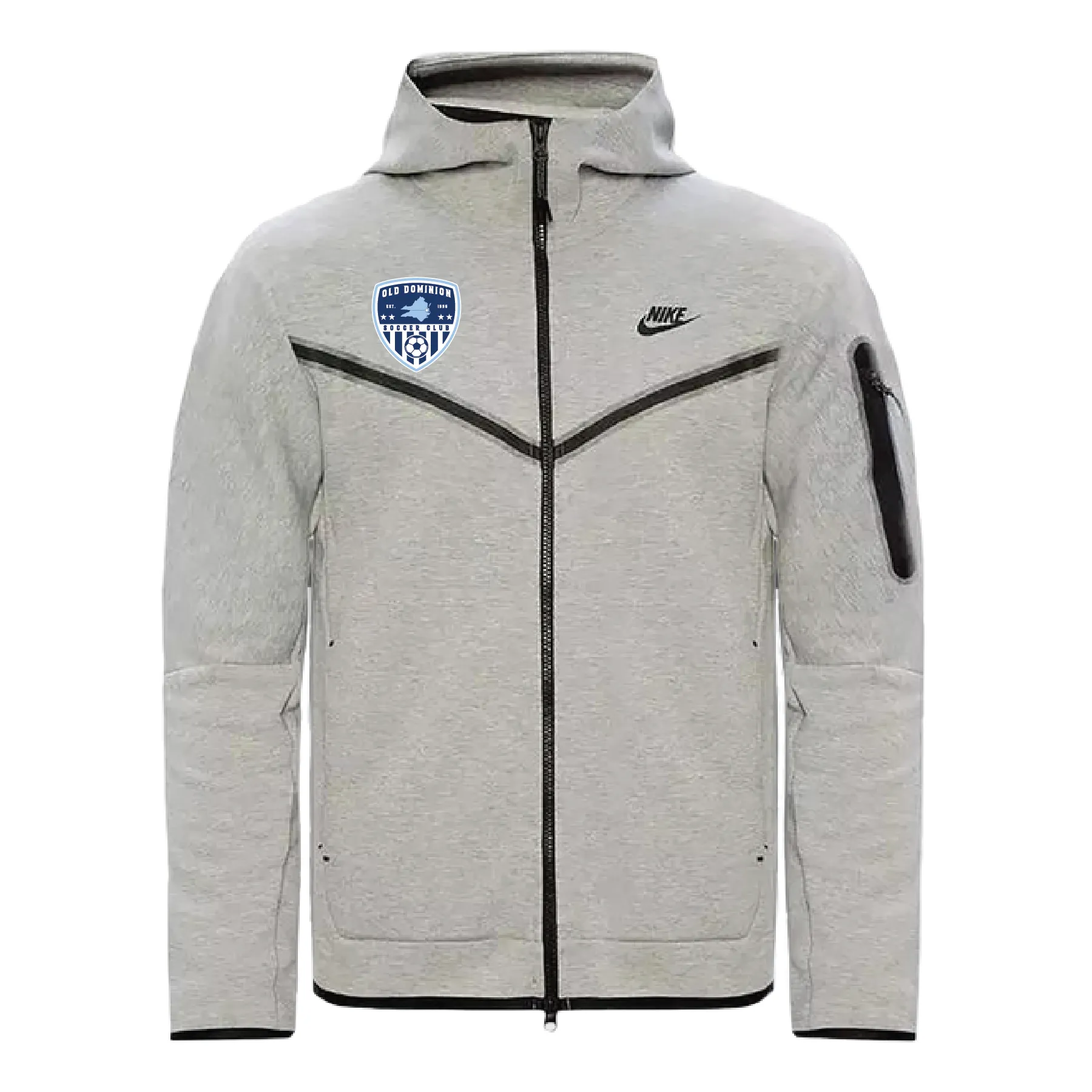 Old Dominion SC Nike Tech Fleece FZ Windrunner Grey