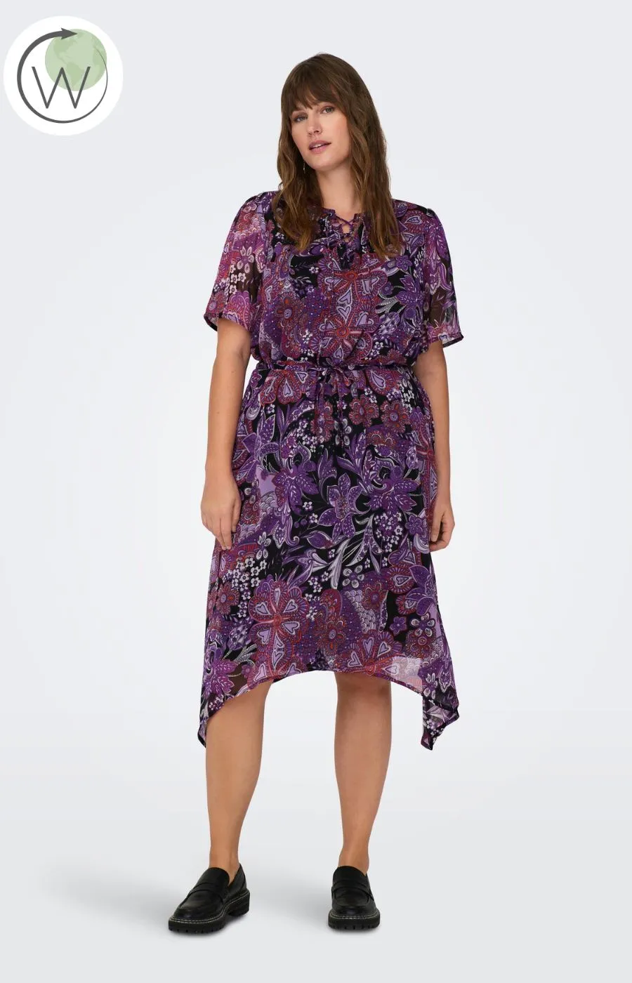 Only Carmakoma Lavender Paisley Dress