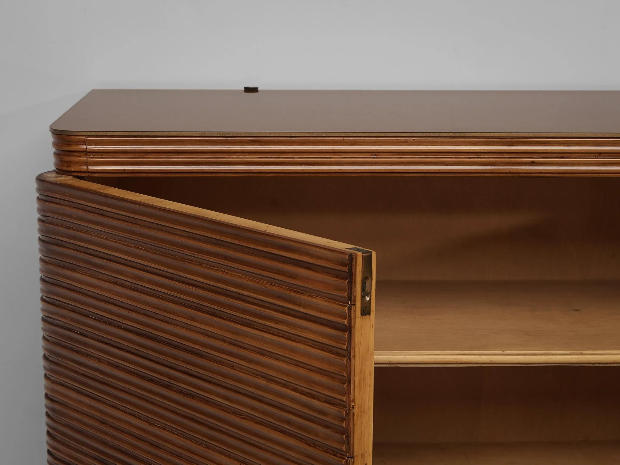 Osvaldo Borsani for Arredamenti Borsani Varedo Highboard in Cherry