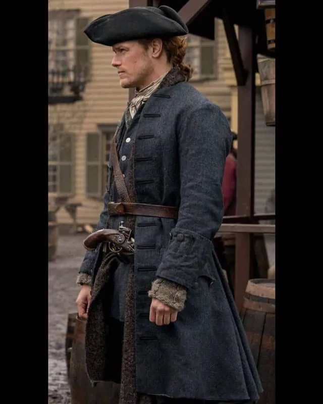 Outlander Jamie Fraser Blue Coat