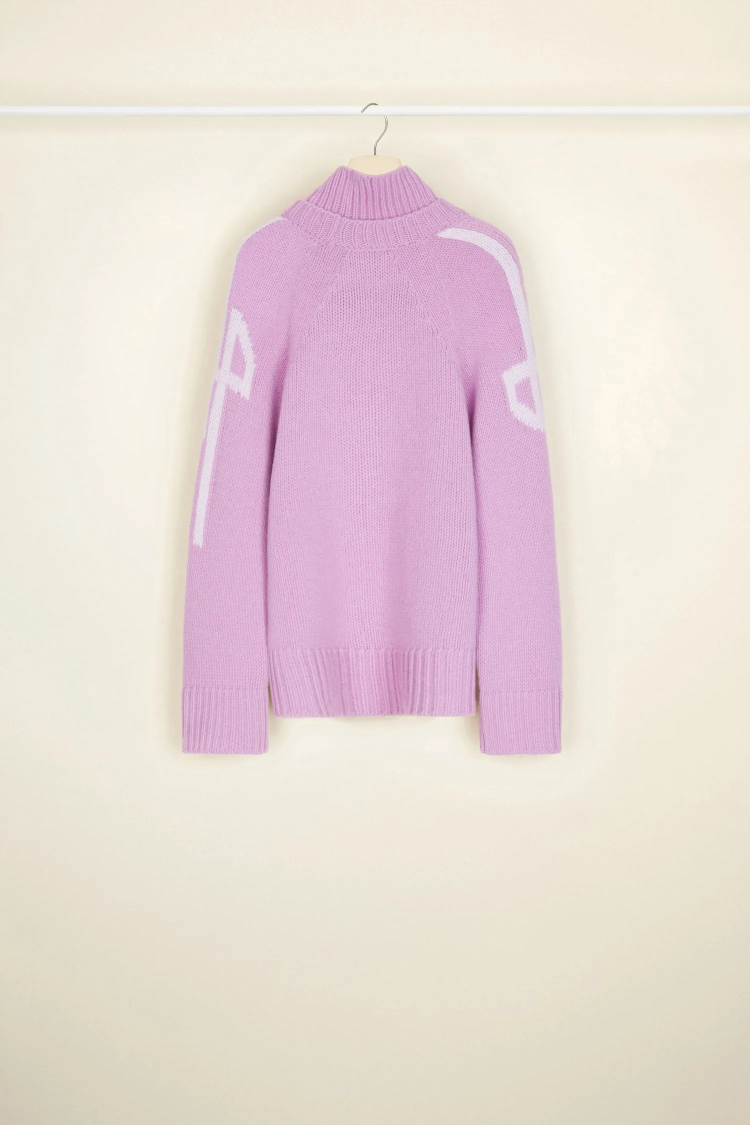 Oversized double collar jumper