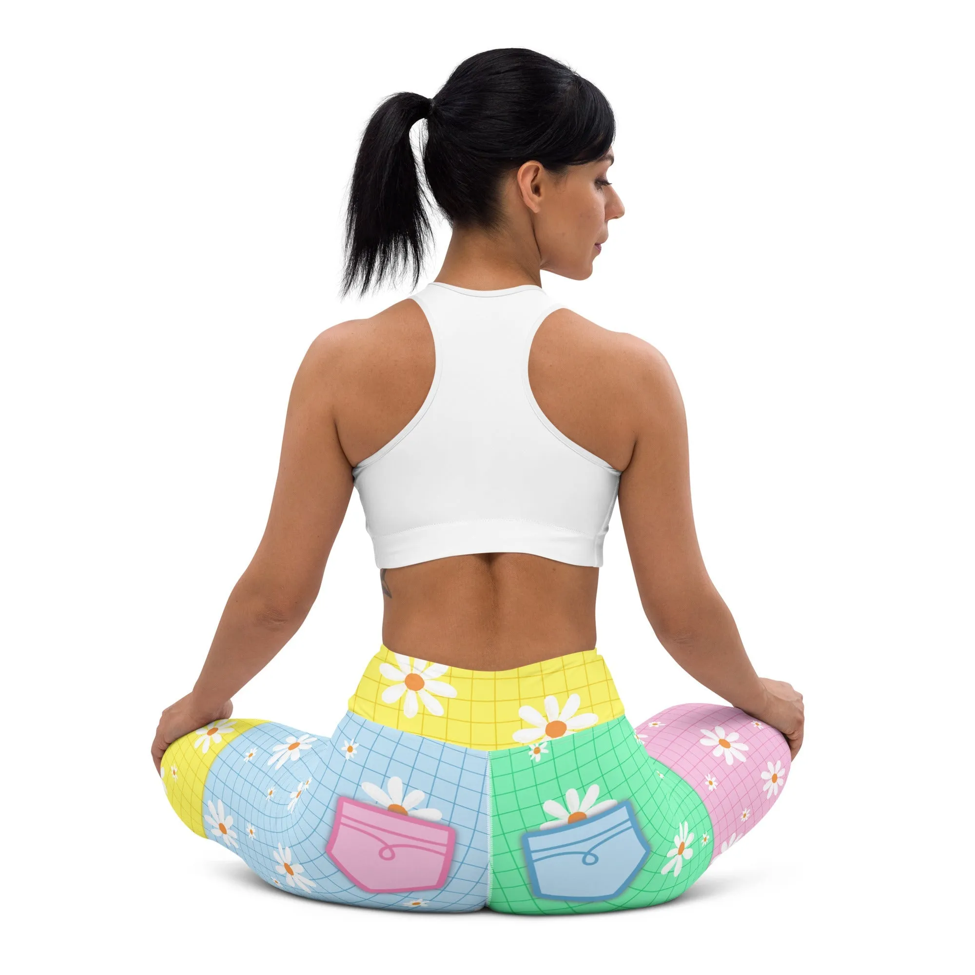 Pastel Patches Yoga Leggings