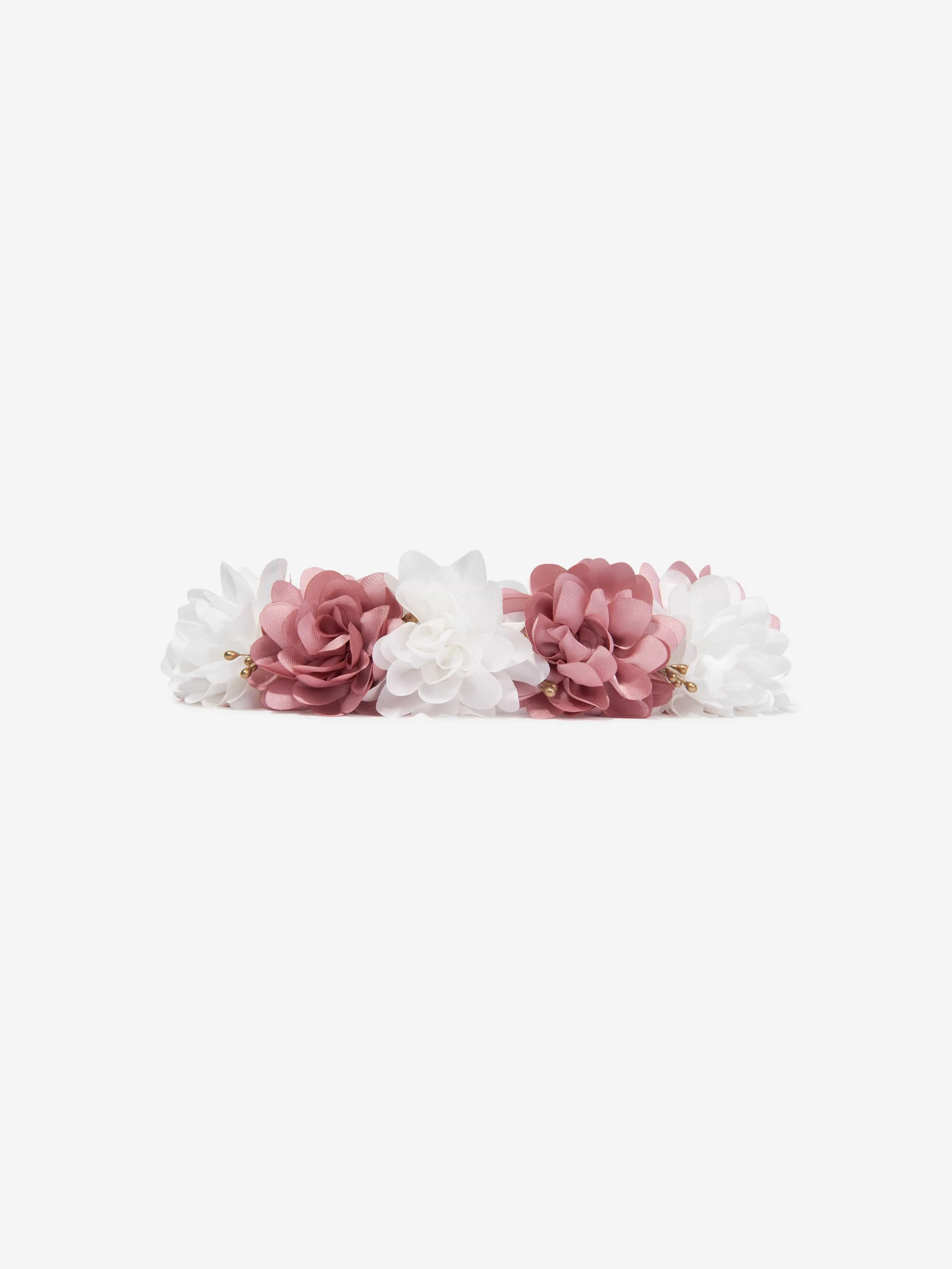 Paz Rodriguez Girls Floral Garland in Pink