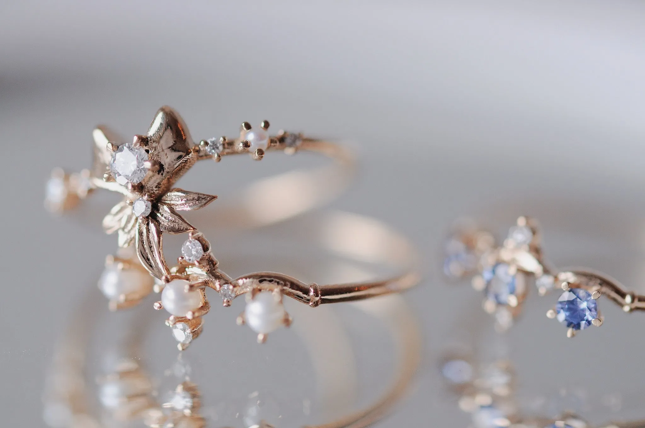 Pearl Winter Waltz Ring