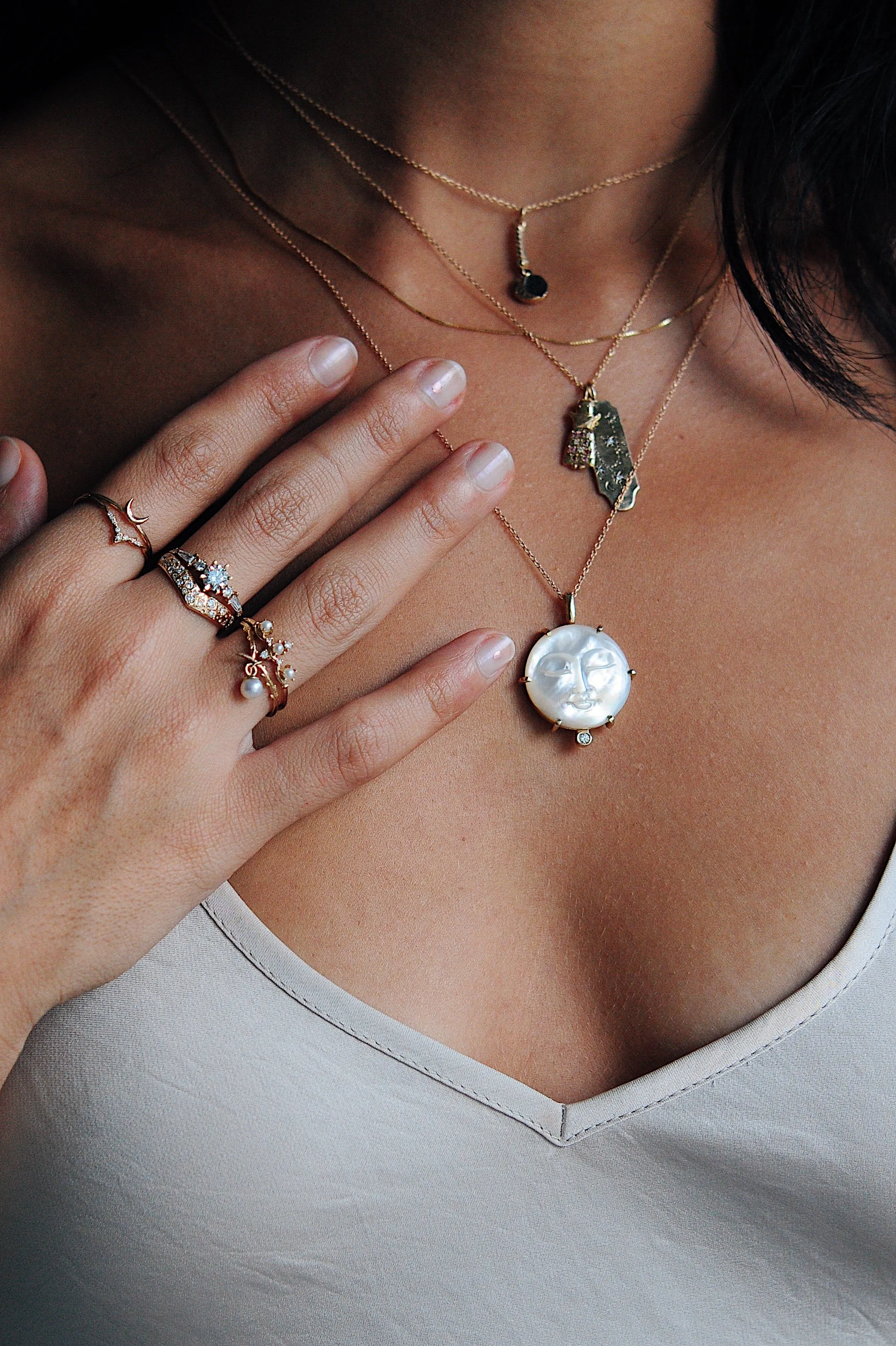 Pearl Winter Waltz Ring