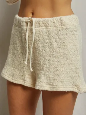 Perfect White Tee Roxanne Mesh Sweater Shorts