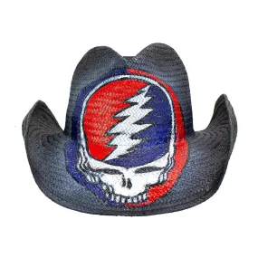 Peter Grimm Grateful Dead SYF Nothing But A Good Time (Black) - Straw Cowboy Hat