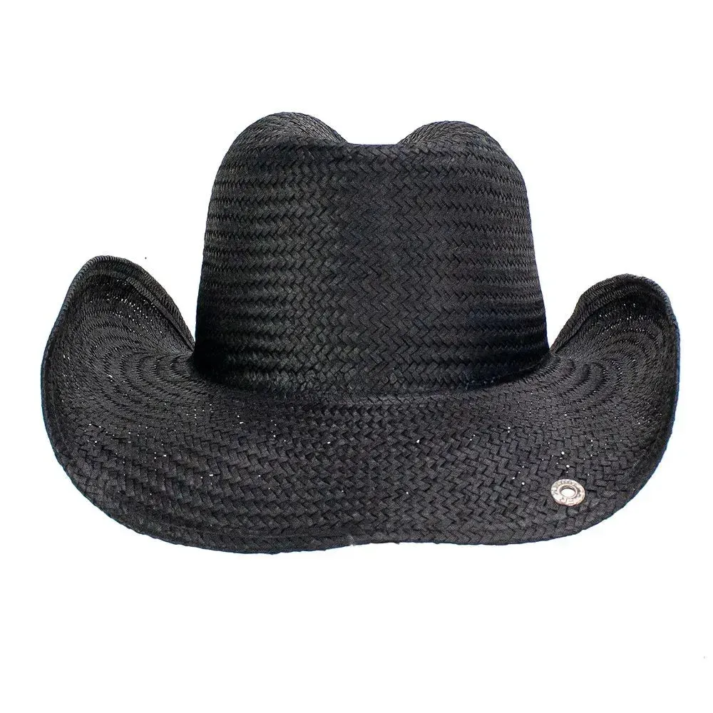 Peter Grimm Grateful Dead SYF Nothing But A Good Time (Black) - Straw Cowboy Hat