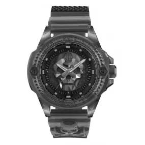 Philipp Plein Gents $Kull Synthetic Grey Watch PWWAA0523