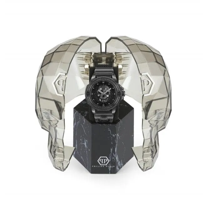 Philipp Plein Gents $Kull Synthetic Grey Watch PWWAA0523