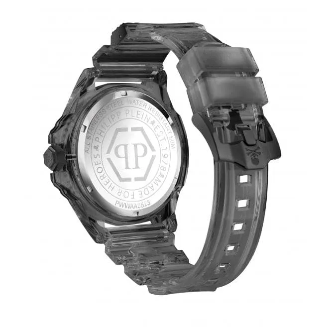 Philipp Plein Gents $Kull Synthetic Grey Watch PWWAA0523