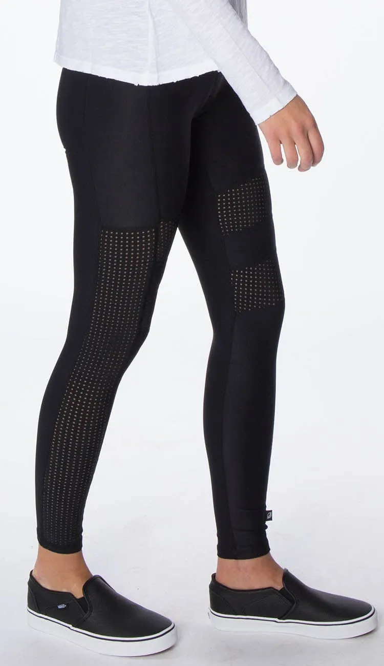 Pinhole Mesh High Rise Leggings