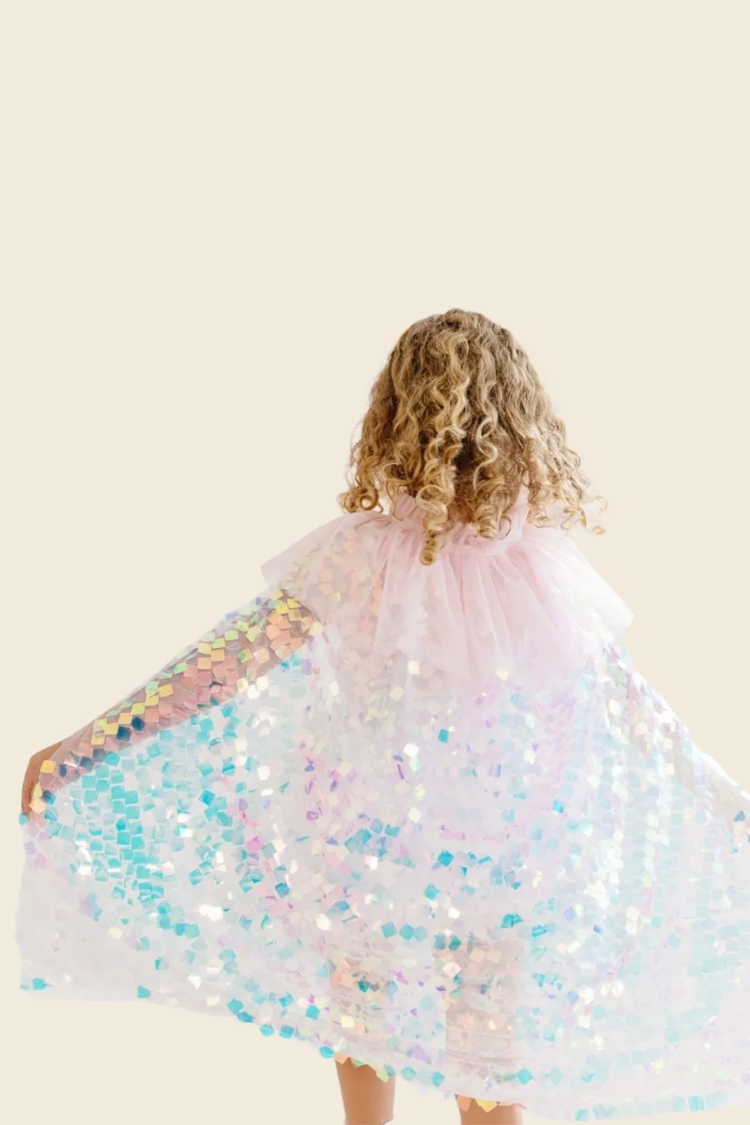 PINK SHIMMER CAPE