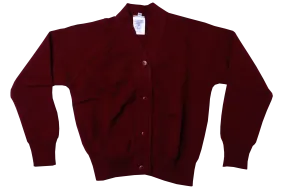 Plain Cardigan - Mpumalanga Maroon