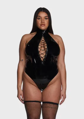 Plus Brand New Funk Vinyl Bodysuit