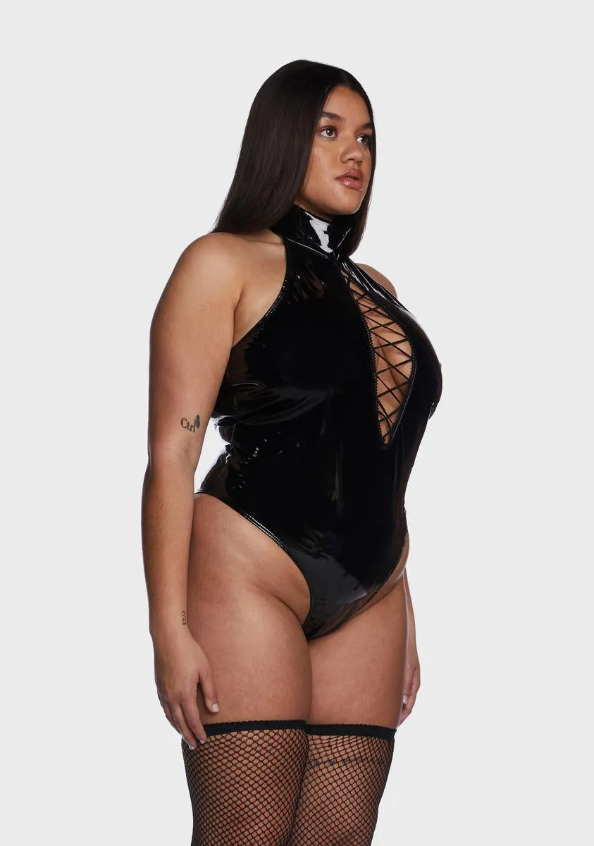 Plus Brand New Funk Vinyl Bodysuit