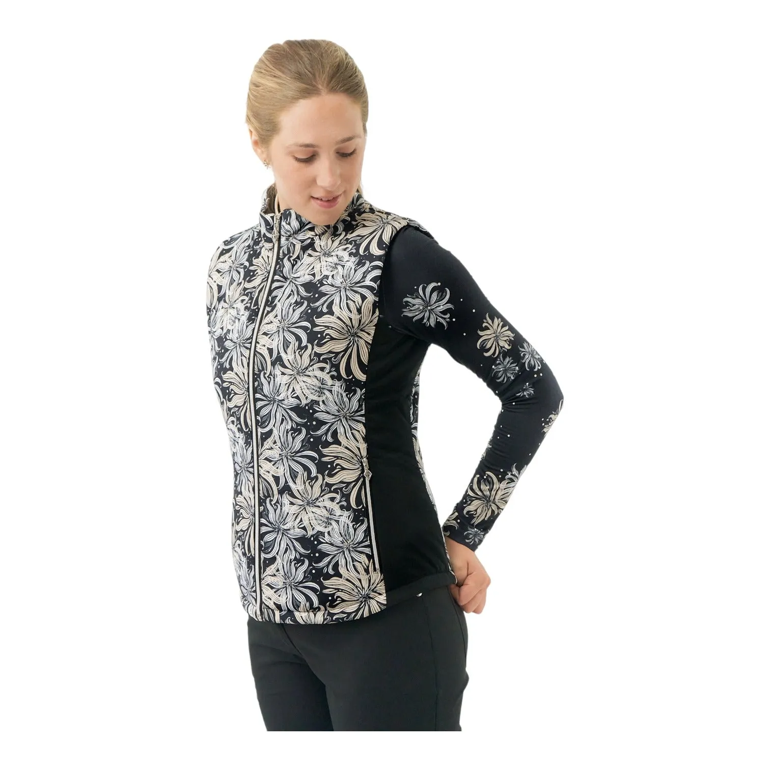 Pure Golf Ladies Annona Patterned Golf Gilet PG-38406