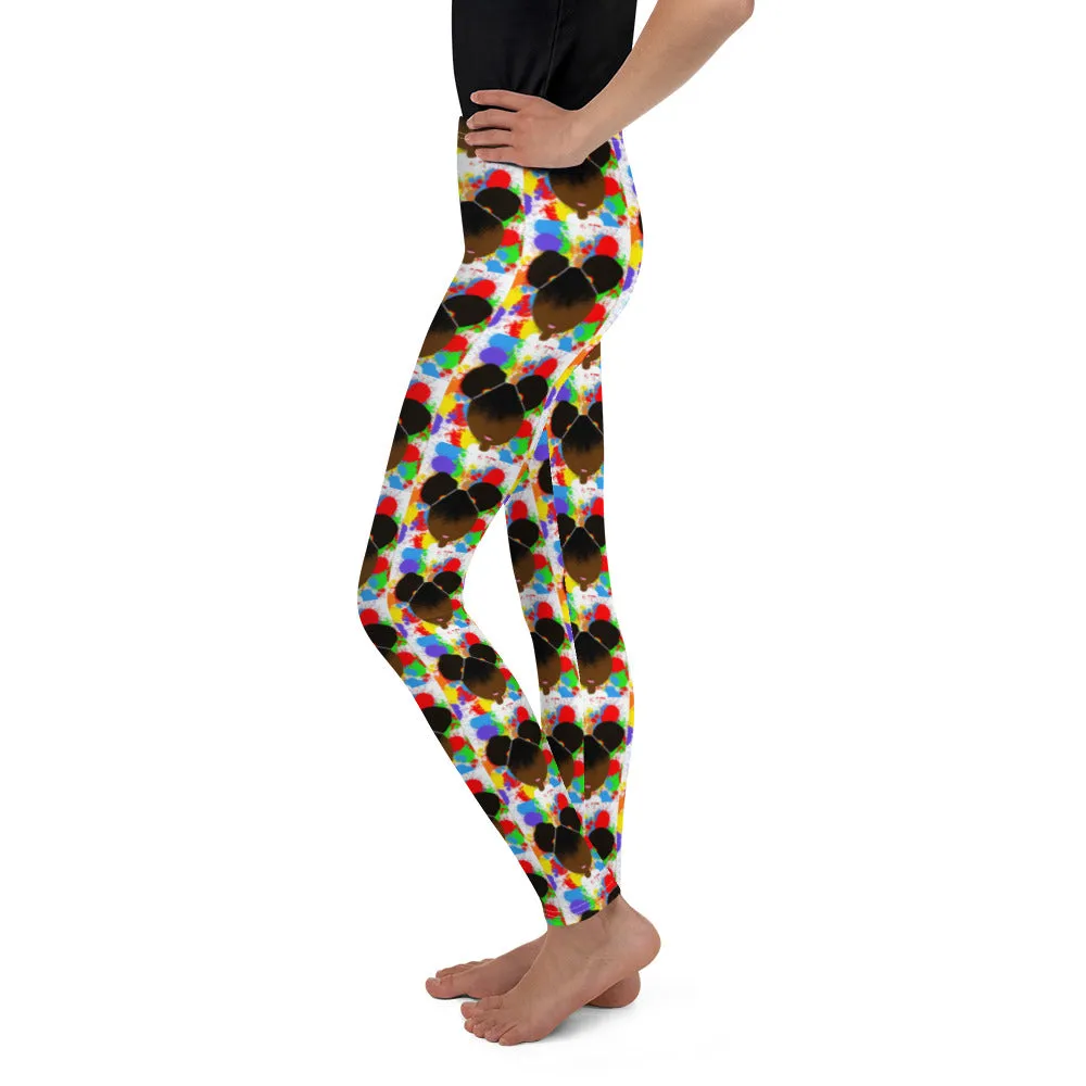 RAINBOW SPLATTER SISTAH Youth Leggings 8-20