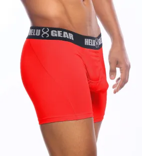 Red Microfiber Boxer Brief