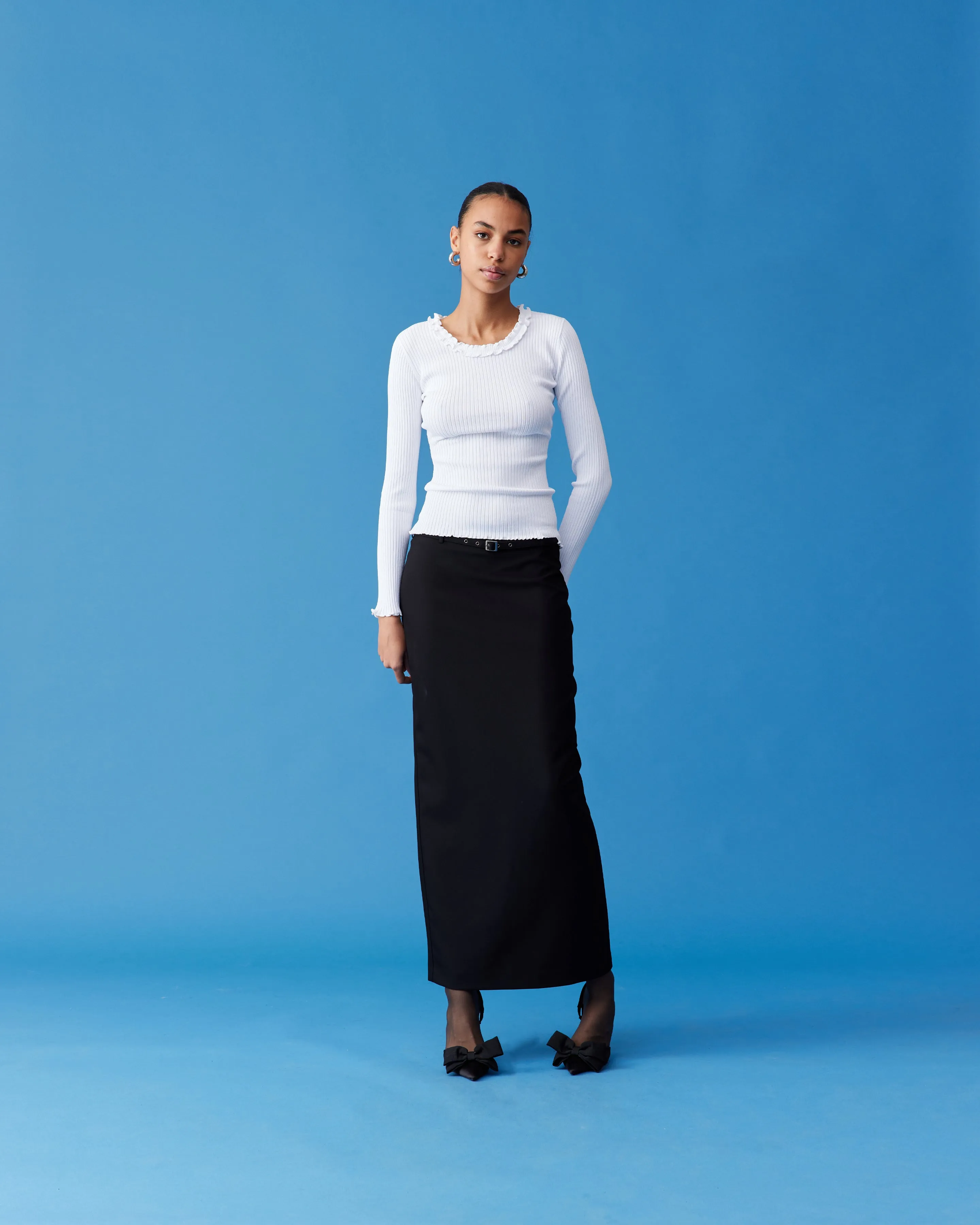 RUE PENCIL SKIRT BLACK