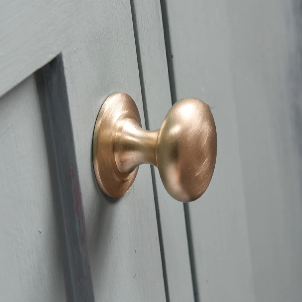 Satin Brass Cabinet Knob