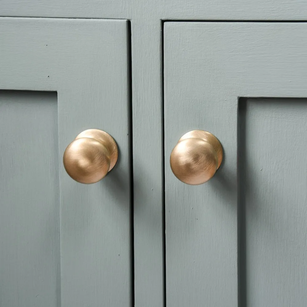 Satin Brass Cabinet Knob