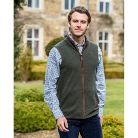 Schoffel Reversible Merino/Cashmere Gilet - Navy/Loden