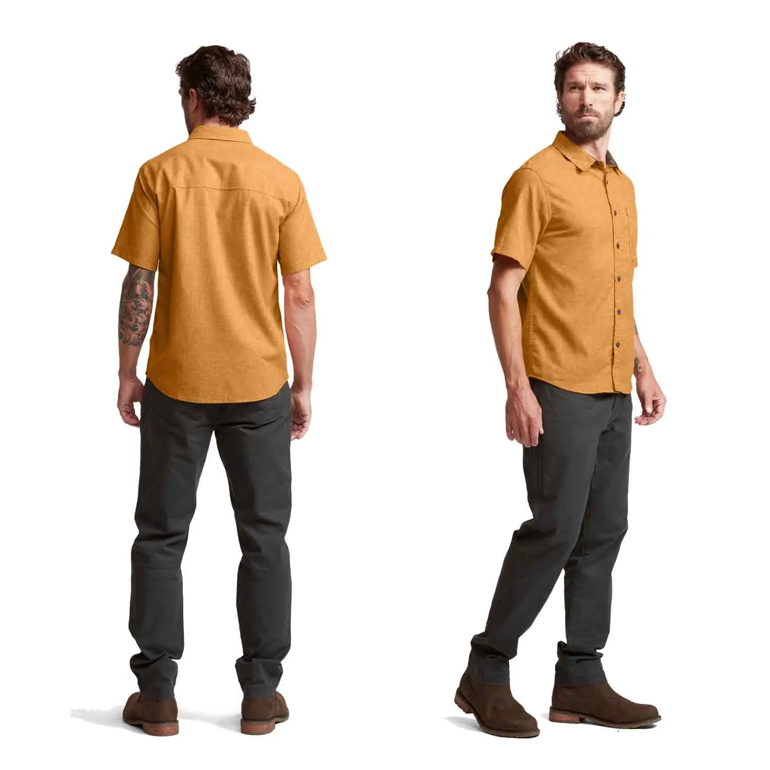 Sitka Ambary Short Sleeve Shirt (Ember Heather)