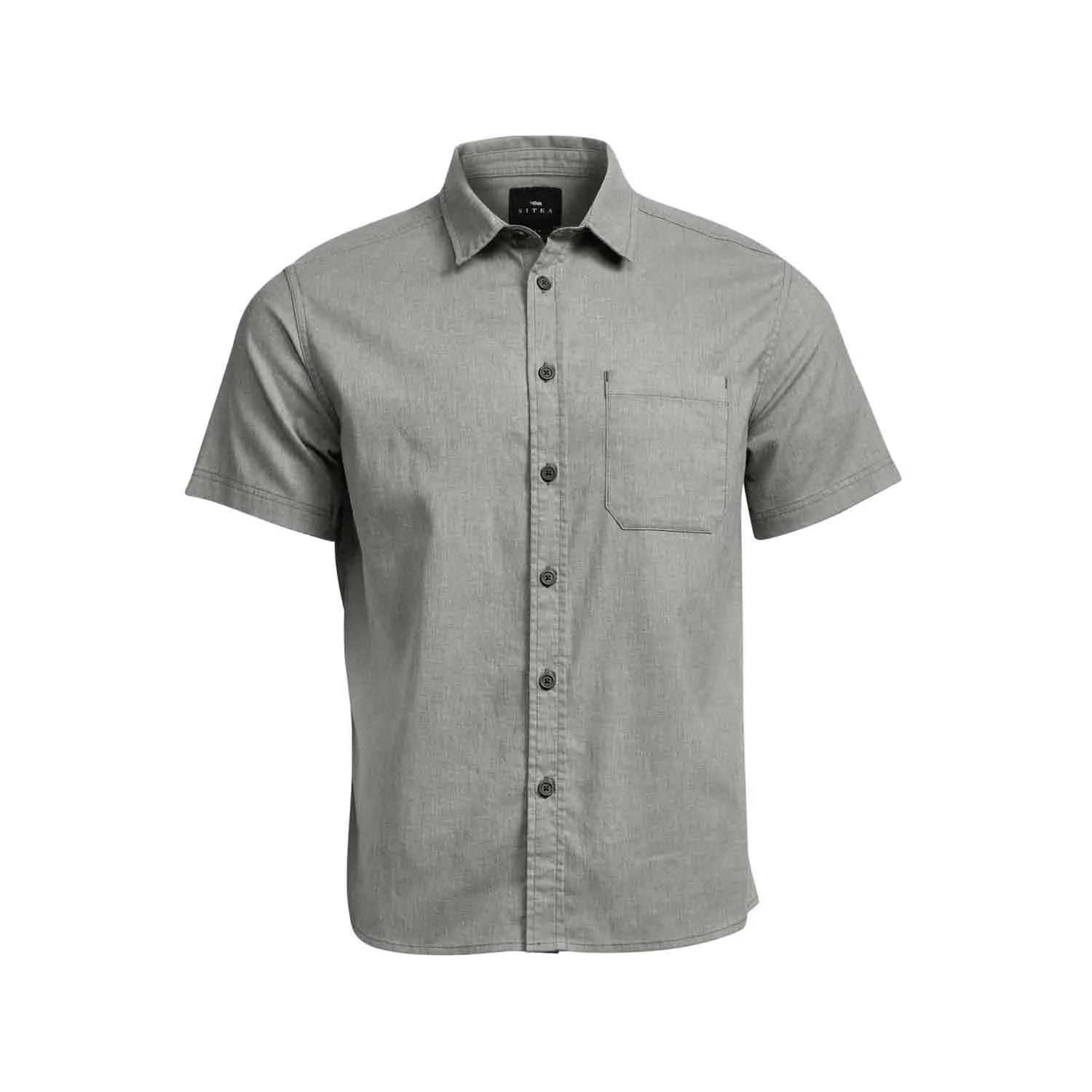 Sitka Ambary Short Sleeve Shirt (Woodsmoke Heather)