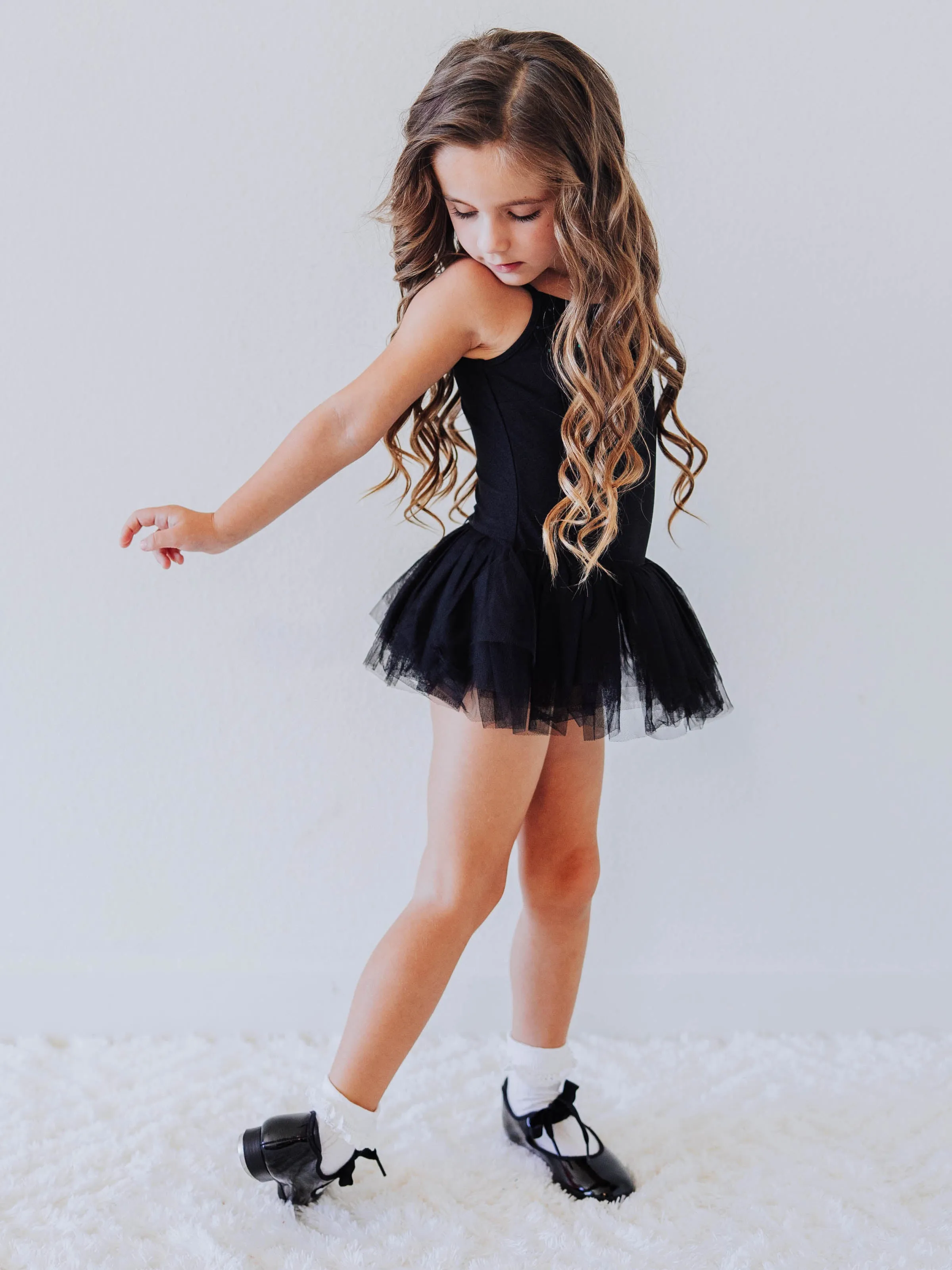 Skirted Tutu Leotard - Black