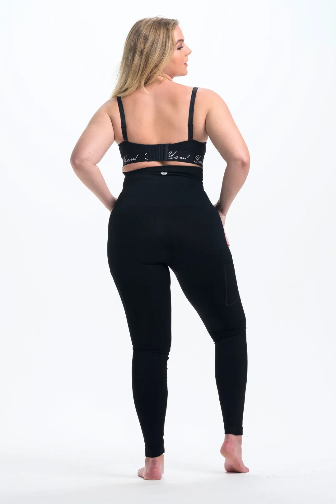 Snapback™ Postpartum Leggings - Black