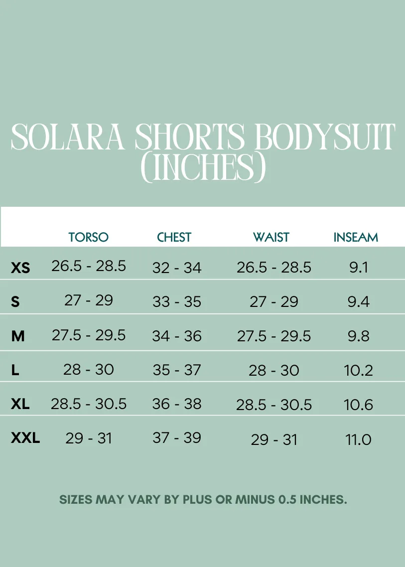 Solara Shorts Bodysuit - Hibiscus