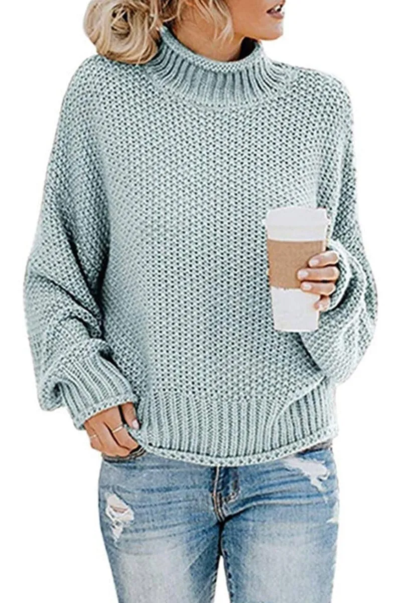 Sophie Turtleneck Dropped Shoulder Sweater