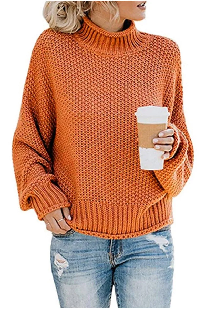 Sophie Turtleneck Dropped Shoulder Sweater